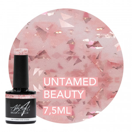 Untamed Beauty TINY Rubber Base & Build Gel LIMITED EDITION Abstract