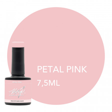 Petal Pink TINY Rubber Base & Build Gel Abstract