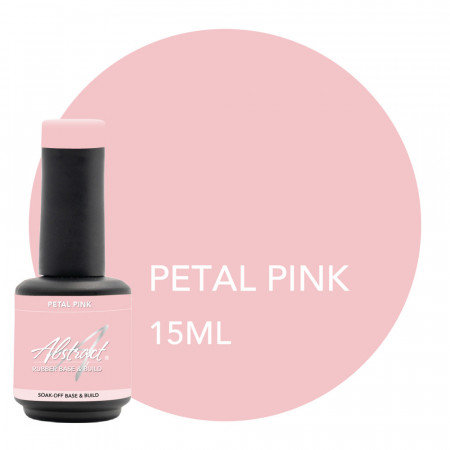 Petal Pink Rubber Base & Build Gel Abstract