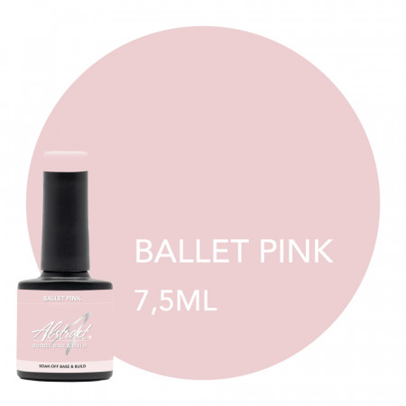 Ballet Pink TINY Rubber Base & Build Gel Abstract