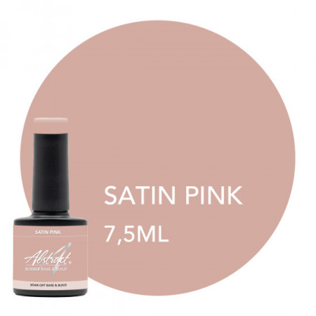 Satin Pink TINY Rubber Base & Build Gel Abstract