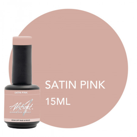 Satin Pink Rubber Base & Build Gel Abstract