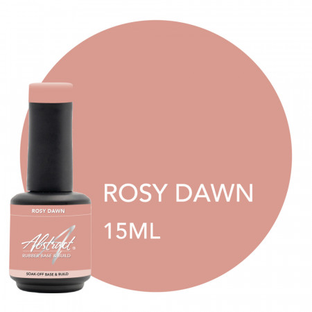 Rosy Dawn Rubber Base & Build Gel Abstract