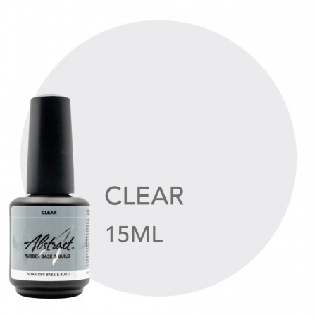 Clear Rubber Base & Build Gel 15 ml | Abstract