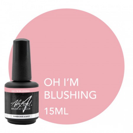 Oh i'm blushing Rubber Base & Build Gel 15 ml | Abstract