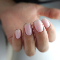 Ballet Pink TINY Rubber Base & Build Gel Abstract