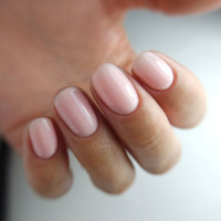 Blush Pink TINY Rubber Base & Build Gel Abstract